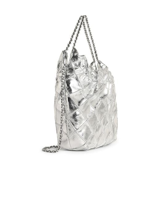 Tory Burch White 'Fleming' Mini Bag