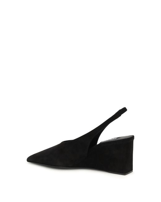 Alaïa Black Alaã¯A Cube Wedge Slingback Pumps