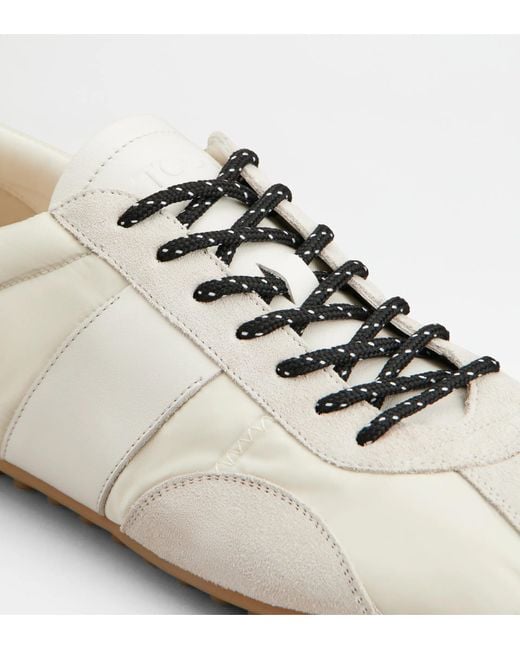 Tod's White "T-Marathon" Sneakers
