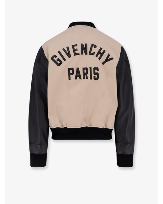 Givenchy Natural Jackets Cotone/Pelle for men