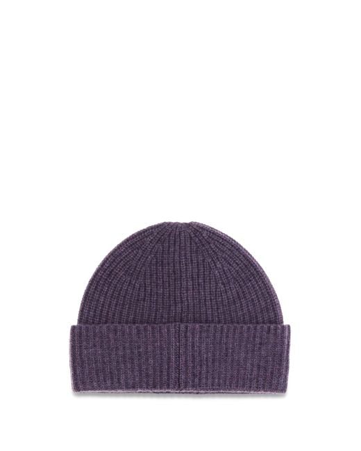 Loro Piana Purple Sergio Beanie Smoked
