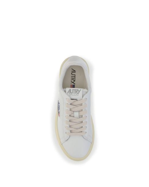 Autry White Dallas Low Sneakers