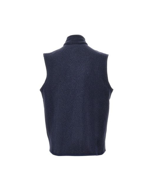 Patagonia Blue 'Better Sweater' Full-Zip Vest for men