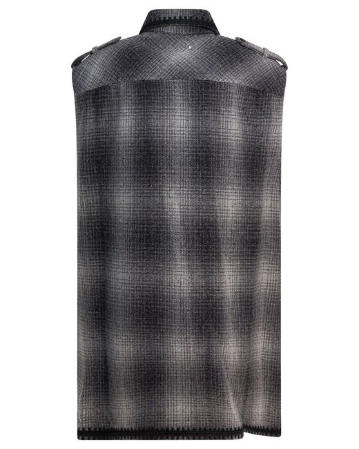 Golden Goose Deluxe Brand Black Wool-blend Chemisier Dress