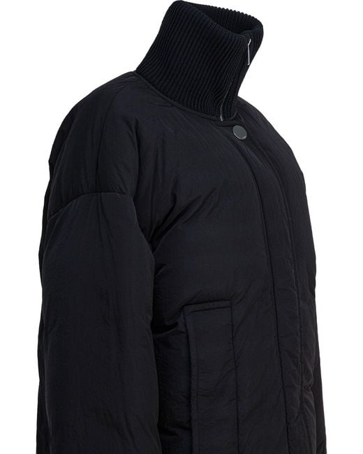 Max Mara Blue Long Anti-Drip Down Jacket Jackets And Coats