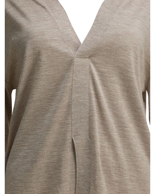 Sa Su Phi Gray Knitwear Beige