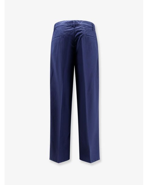 Aspesi Blue Trousers, Cotton