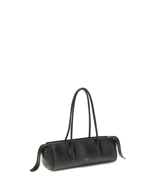 Khaite Black Shoulder Bag Nappa Lambskin