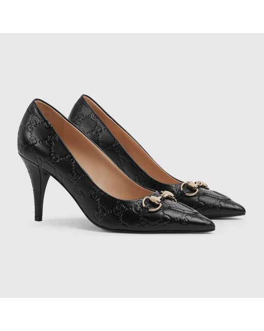 Gucci Black Pumps With Horsebit