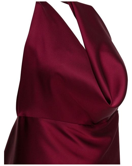 Semler Flared Dress With American Neckline Dresses