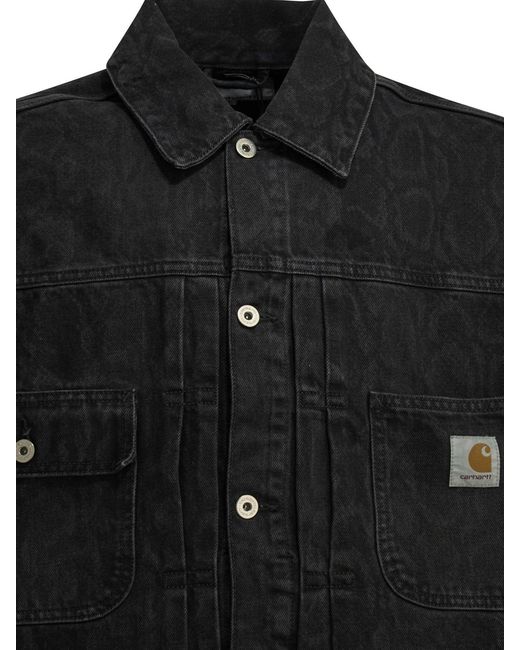 Carhartt Black "Belmar" Denim Jacket for men