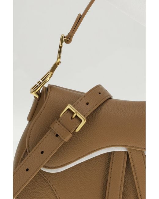 Dior White Shoulder Bag Flap Calfskin