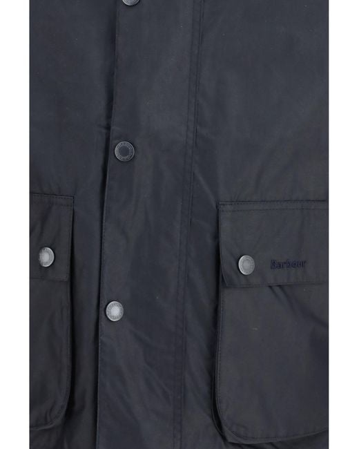Barbour Blue Wax Jacket Modern Bedale for men