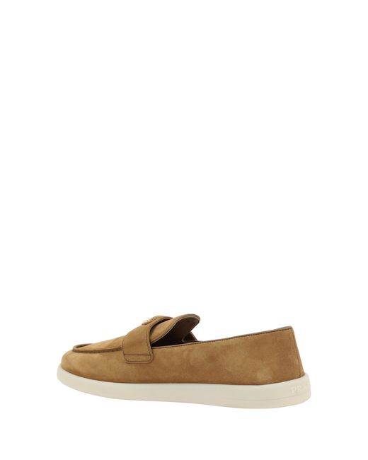 Prada White Loafers