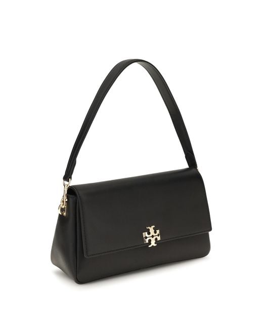 Tory Burch Black Shoulder Bag Charlie Leather