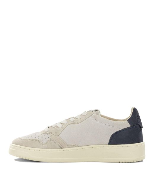 Autry White Medalist Low Sneakers for men