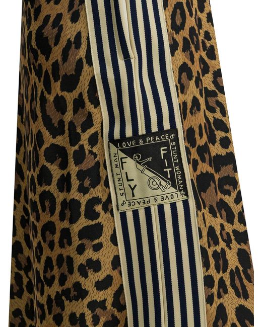 Kapital Green Animal Long Skirt