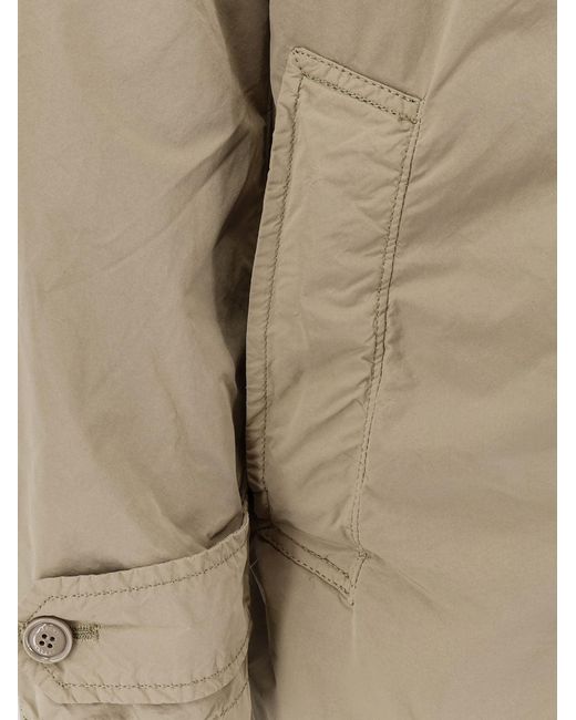 Aspesi Natural Raincoat Lemon for men