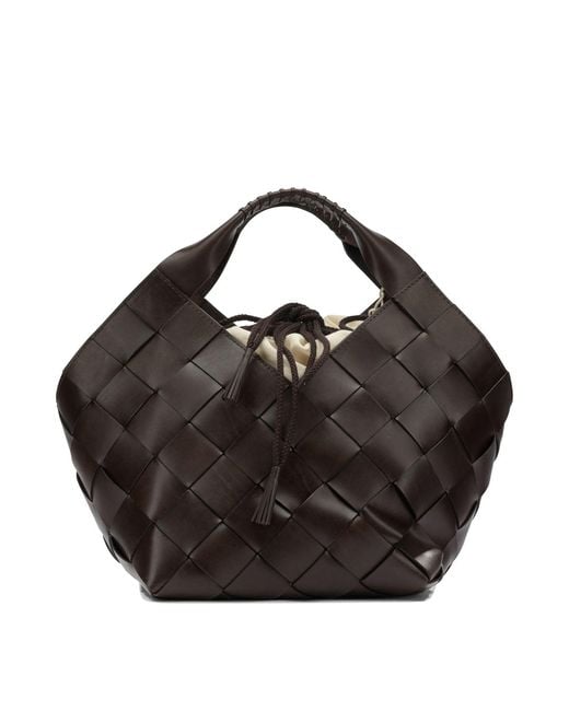 Dragon Diffusion Black Cow Leather Handbag