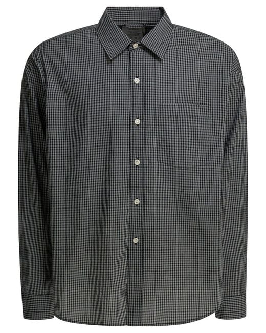 mfpen Black Cotton Shirt for men