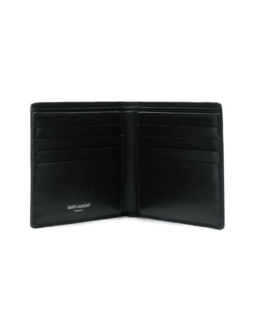 Saint Laurent Black "East/West" Wallet for men