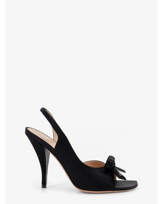 Dior Black Dior Dior Bow Satin Sandals With Logo Bow Detail