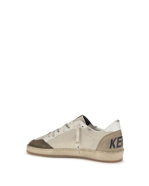 Golden Goose Deluxe Brand White Sneakers Ballstar Leather for men