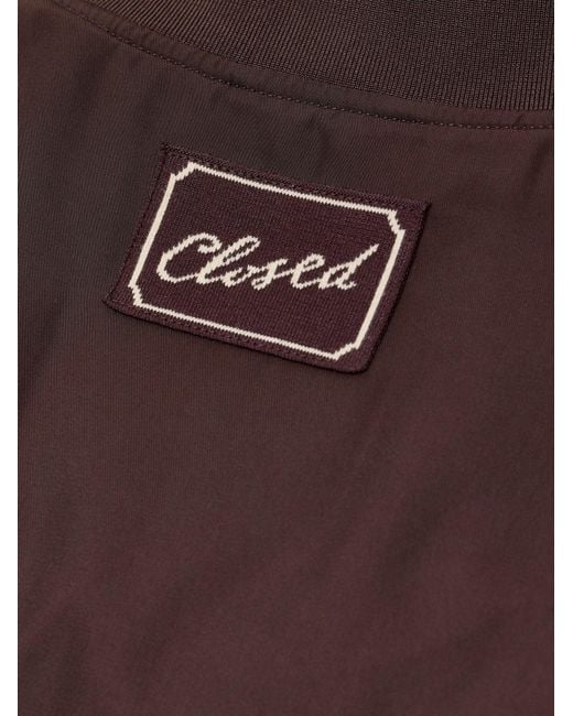 Closed Brown Recycled Nylon Jacket