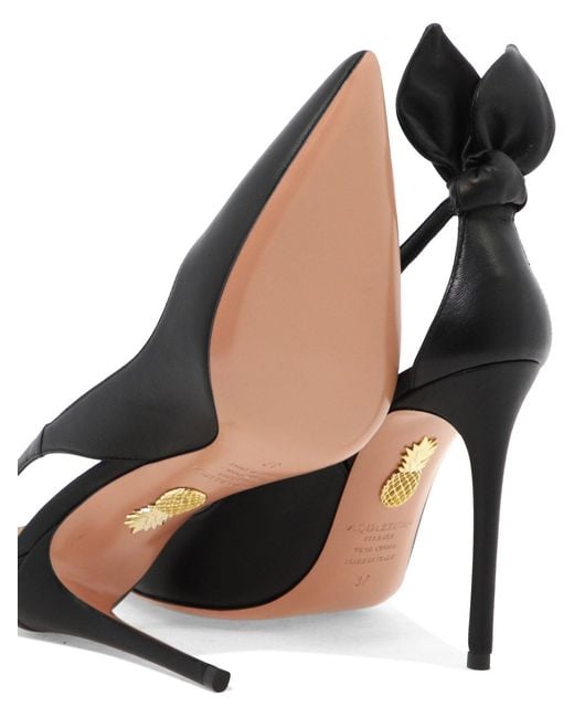Aquazzura Multicolor Bow Tie Pump 105 Mm Heeled Shoes