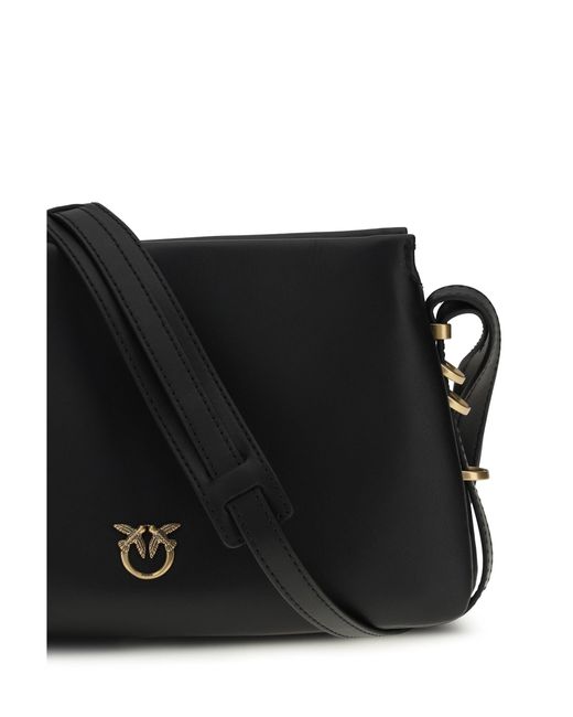 Pinko Black Shoulder Bag One Two Three Mini