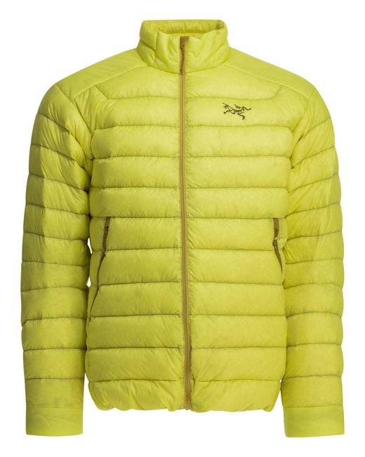 Arc'teryx Yellow "Cerium" Short Down Jacket