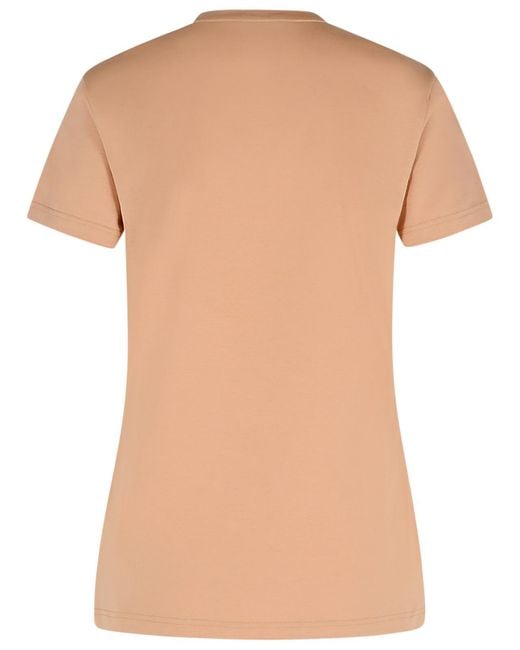 Moncler Natural Cotton T-Shirt