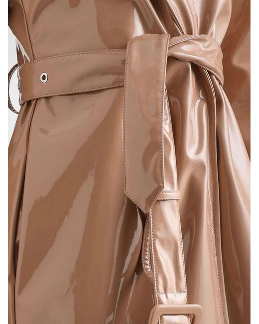 Dolce & Gabbana Natural Dolce & Gabbana Vinyl Trench