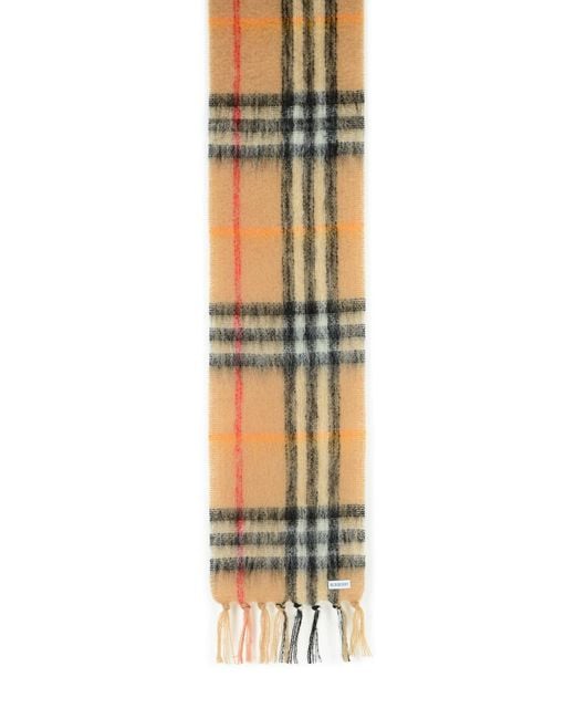 Burberry Metallic Mohair And Wool Scarf