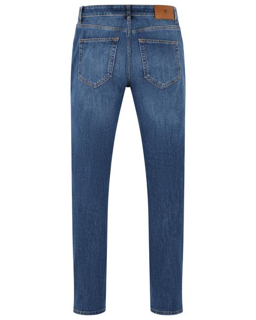Pt05 Blue 'Reggae' Stretch Cotton Jeans for men