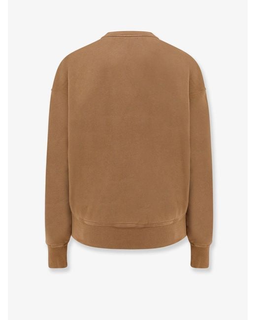 Saint Laurent Natural Sweatshirt With Logo