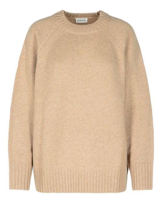 P.A.R.O.S.H. Natural 'Wood' Cashmere Sweater