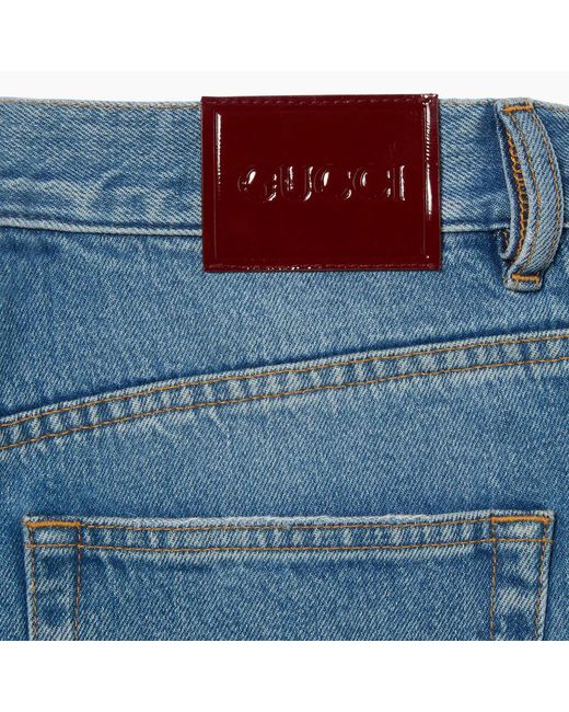 Gucci Blue Flare Jeans