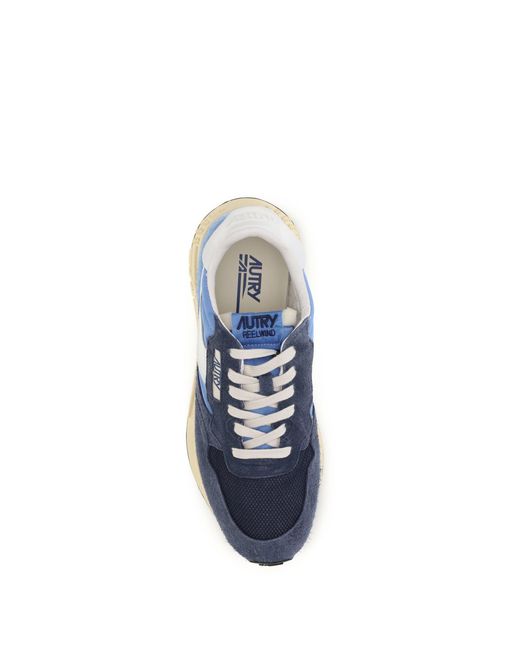 Autry Reelwind Low Sneakers Tricolor Bluette/Digital Blu for men