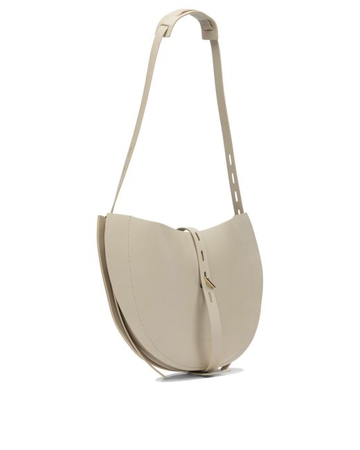 MINOBOSSI White Shoulder Bags Beige