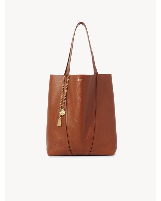 Chloé Brown "Spin" Small Shoulder Bag
