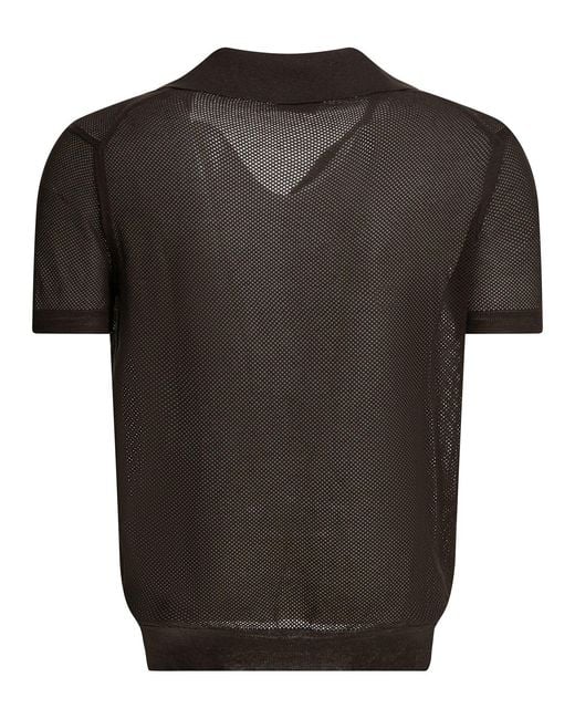 Tom Ford Black Polo Shirts for men