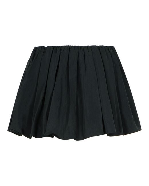 J.W. Anderson Black Jw Anderson Polyester Shorts Skirt