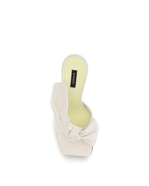 Givenchy White Boudoir Heeled Mules