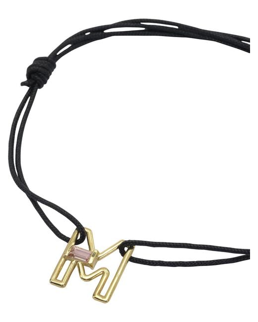 Aliita Metallic "Letra M" Bracelet