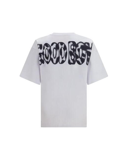 PDF CHANNEL White New Boy Good Boy T-Shirt for men