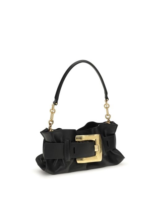 Balmain Black Mini Anthem Bag