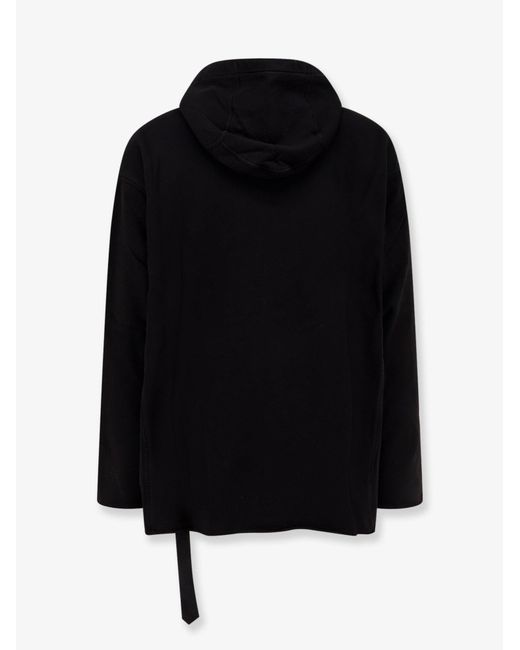 Rick Owens Black Peter Cotton Sweatshirt for men