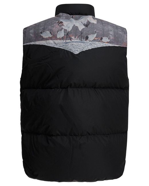 Needles Black X Rocky Mountain Featherbed" Sleeveless Jacket