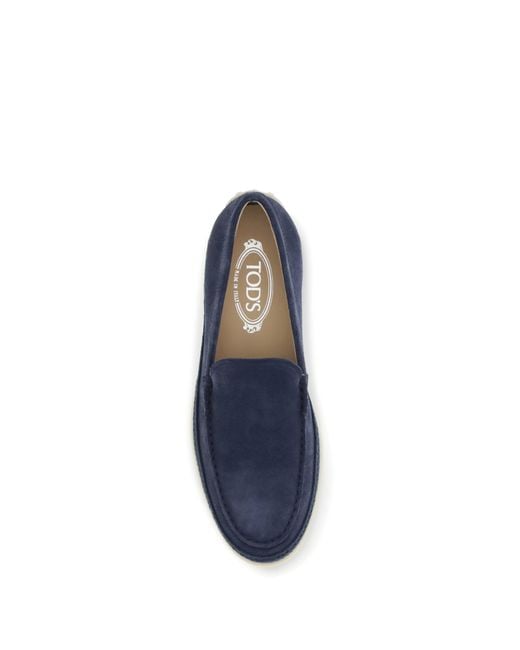 Tod's Blue Loafers for men